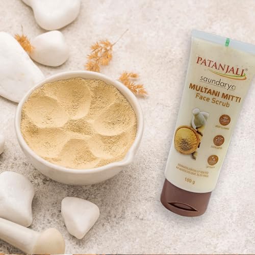 Patanjali Saundarya Multani Mitti Face Scrub 100 gm / 3.38 fl oz
