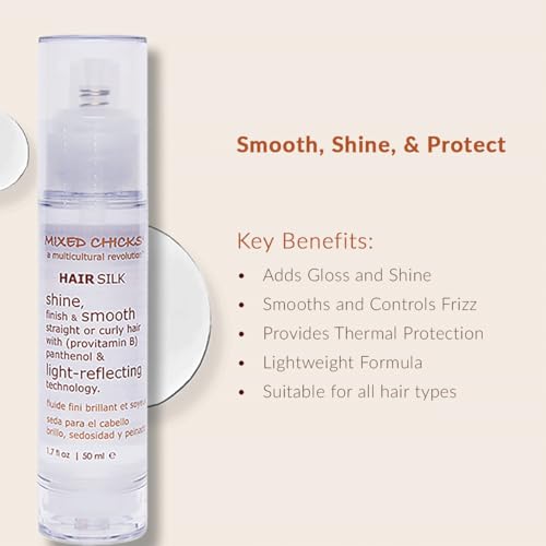 Mixed Chicks Gloss and Shining Hair Silk - Shine, Smooth & Finish, 1.7 oz