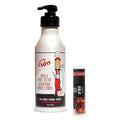 18.21 Man Made Octane 500 Sweet Tobacco Hand & Body Lotion, & Lip Balm 2-Set Bundle, All Hair & Skin Types for Men, Strengthens and Moisturizes in a Manly Aroma