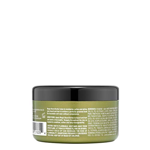 SoftSheen-Carson Magic Men's Grooming Conditioning Beard Butter With Cocoa Butter and Cedarwood Oil, Moisturizes, Softens and Define With No Drying Alcohol, 3.5 ounces (Pack of 2)