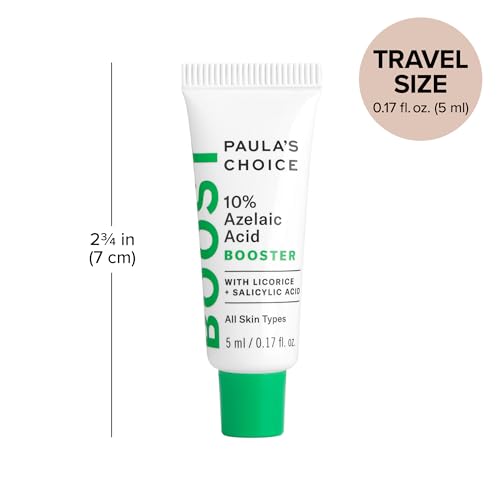 Paula's Choice BOOST 10% Azelaic Acid Booster Cream Gel Face Serum with Salicylic Acid, Oil-Free Skin Brightening Serum for Face, Fragrance-Free