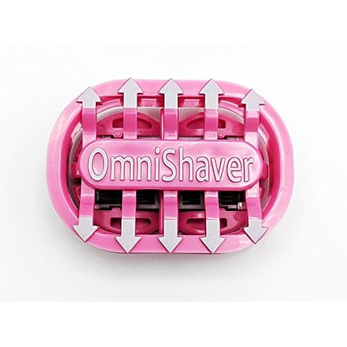 2x Classic Omnishaver - Pink - The Fastest Way to Shave Head, Legs, Arms, Body|An Alternative to Disposable Shaving Razors Self Cleans & Strops During Use with Durable Blade|Bald Head Shaver for Women