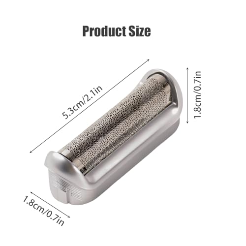 5S Shaver Blades Replacement Foil and Cutter, Electric Shaver Part Razor Replacement Foil and Cutter for Mobileshave M30 M60 P40 P50 P60 P70 P80 (1 Pack)