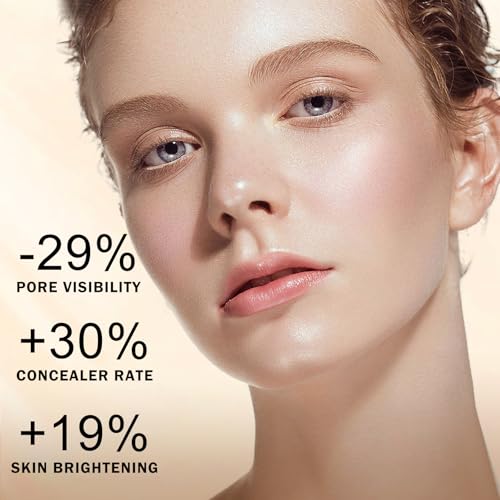 AIUEO Magic Minerals Airbrush Foundation Makeup Silky Mist Spray Foundation Makeup Airbrush Flawless Setting Spray Foundation for Mature Skin-Natural