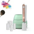 Electric Makeup Brush Cleaning Drying Machine, Portable and Efficient Cleaner with Three-Level Cleaning and Spin Drying Adjustment Functions