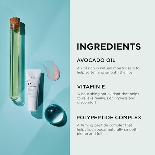 IMAGE Skincare, Ormedic pH Balancing Lip Enhancement Complex, with Avocado Oil & Vitamin E for Deep Hydration, Clear & Seer Pink, Set of 2