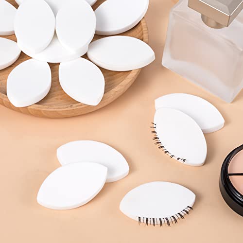 OIIKI 10Pcs Eye Shaped Practice Sponge, 7mm Lash Exercise Sponge, Practice Sponges, Lash Map Sponge for Beginners Makeup Eyelash Lash Extensions Supplies for Women