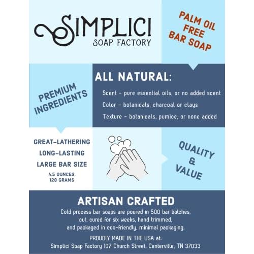 SIMPLICI Oatmeal & Honey Bar Soap Bulk Box (7 bars)