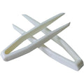 50 Pcs White Mini Plastic Tweezers Contact Lens Clip Beauty Tweezers Makeup Tool Hair Removal for Double Eyelid, Ideal for Picking and Placing Beads Craft supplies