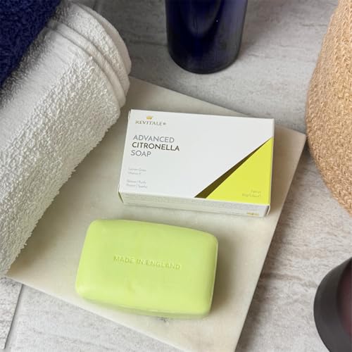 REVITALE Advanced Citronella & Lemongrass Soap ? Purifying & Soothing Bar for Fresh, Protected Skin