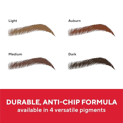 Mirabella Ultra Fine Brow Pencil, Anti-Chip Waterproof Eyebrow Pencil - Smudgeproof, Blendable & Retractable Eyebrow Pencil to Define and Fill In Brows Naturally