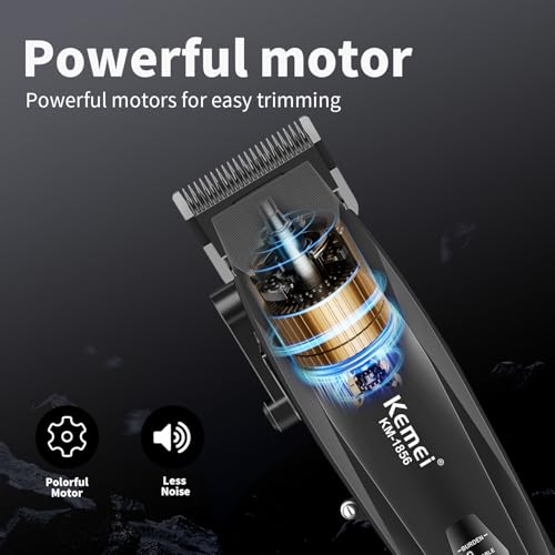 Beard Trimmer for Men, Electric Razor Shaver, Waterproof Electric Razor for Men, Hair Trimmer, Nose Hair Trimmer, Cordless Hair Clippers, Adjustable Beard Grooming Kit