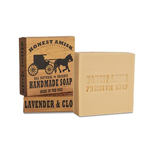 Honest Amish Natural Lavender and Clove Soap Bar (Pack of 2)