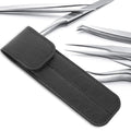 Housoutil Tweezer Storage Case, Eyelash Tweezer Holder, Eyelash Tweezers Case for Extensions, Black