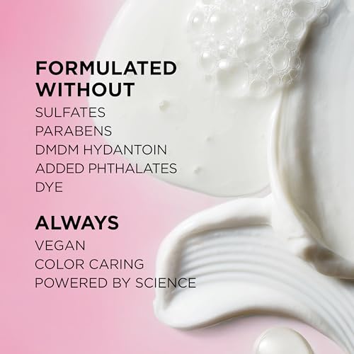L'Oreal Paris Sulfate Free Bond Repair+ Shampoo,Hair Shampoo with Amino Acid Complex,Strengthens and Repairs Damaged or Color Treated Hair,EverPure,23 Fl Oz (Packaging May Vary),(Pack of 2)