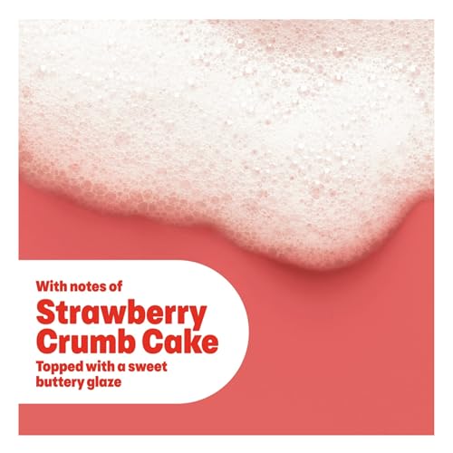 Dove X Crumbl Moisturizing Liquid Hand Wash Strawberry Crumb Cake | 2-pack, of 12 oz Hand Wash with Pump | Limited Edition (Strawberry Crumb Cake)