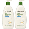 Aveeno Sheer Hydration Daily Moisturizing Fragrance-Free Lotion with Nourishing Prebiotic Oat, Fast-Absorbing Body Moisturizer for Dry Skin with Lightweight, Breathable Feel, 18 fl. oz (Pack of 2)