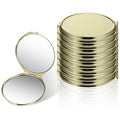 8 Pcs Portable Folding Compact Mirror Bulk with 1X 2X Magnification Double Sided Mini Travel Makeup Mirror for Women Bridesmaid Gifts