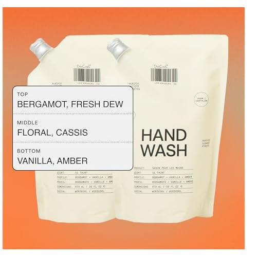 DedCool Hand Wash Refill | 01 Taunt | Squalane, Aloe & Marshmallow Root | Gentle, Hydrating Cleanser | Non-Toxic, Vegan | 16 fl oz