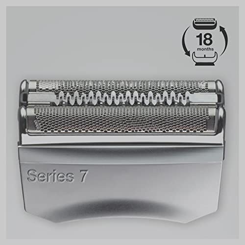 Braun Series 7 70S Electric Shaver Head Replacement Cassette & Braun Clean Renew Refill Cartridges CCR, Blue, 3 Count