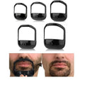 5 PCS Beard Shaper Set for Men - Goatee Shaper, Beard Lineup Tool, Beard Template & Stencil, Versatile Face Hair Styling Tool