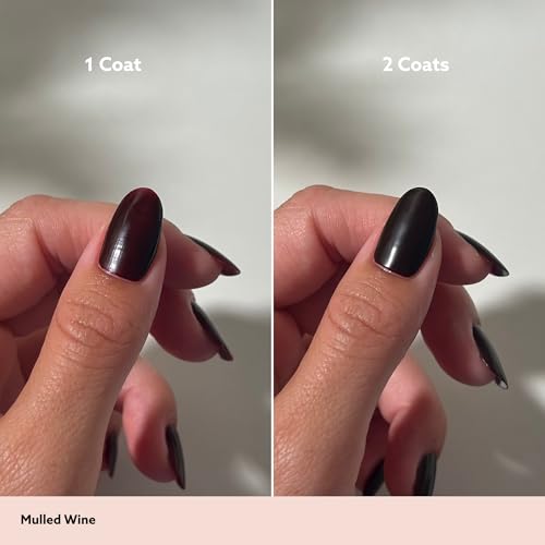 Dazzle Dry Nail Lacquer (Step 3) - Mulled Wine - A vampy blood wine. Full coverage cream. (0.5 fl oz)