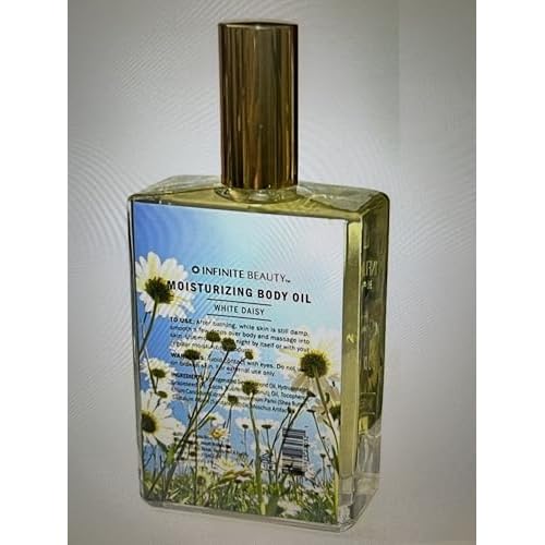 INFINITE BEAUTY 5oz White Daisy Scented Body Oil