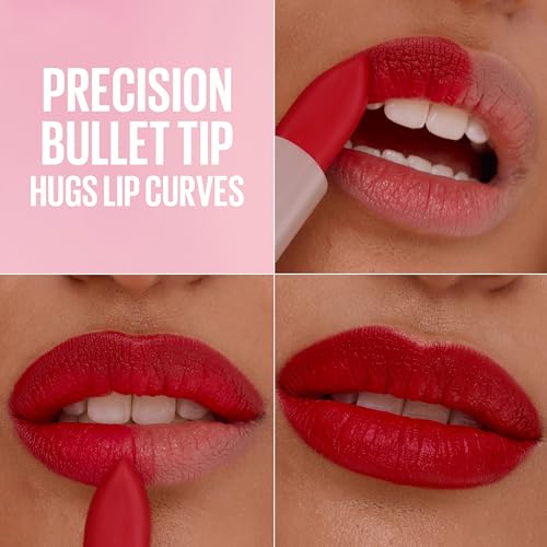 MAYBELLINE Serum Lipstick, Hydrating Lip Makeup with 8HRs of Lip Plumping Moisture with Hyaluronic Acid + Oil Blend, Upstate (Light Cool Brown Satin)