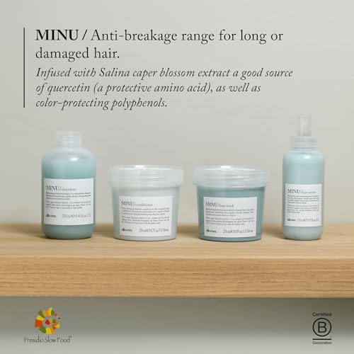 Davines MINU Hair Mask | Nourish and Brighten Color Treated Hair | Smooth and Add Shine