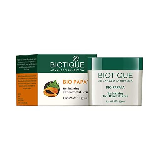 Biotique Papaya Revitalizing Tan Removal Scrub 235gm I All Skin Type