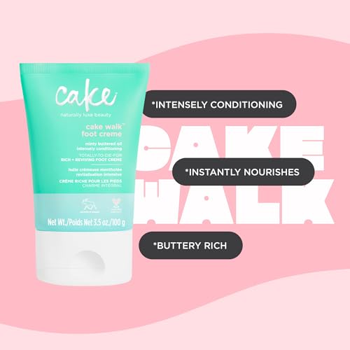 Cake Beauty Walk Triplemint Foot Cr?me, 3.5 Fluid Ounce