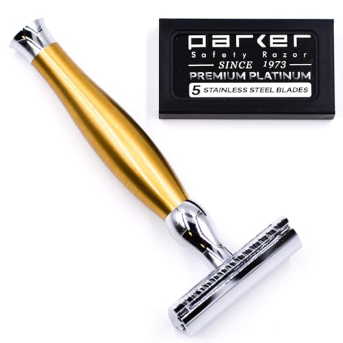 G.B.S Professional Shaving Razor 6in Long Handle and 1 Blade, Black