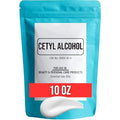 Magnum Solace Cetyl Alcohol for Body Butter, DIY Lotions, Creams, Conditioners - Thickener and Emollient - White Granules (10 oz)