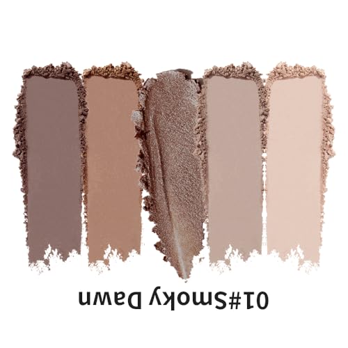 Neutral Nude Brown Eyeshadow Palette, Beige Cool Taupe Bronze Gold Shimmer & Cocoa Matte Shades, High Pigment Blendable Long-Lasting Eye Shadow for Daily Natural Makeup, Soft Glam & Mature Eyes 1
