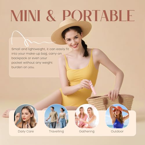 Facial Hair Remover for Women, 2-in-1 Epilator for Women with LED Light USB Rechargeable Portable Electric Epilators Painless Lady Shavers for Face, Lip, Chin, Leg, Arms, Bikini