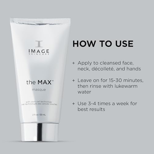 IMAGE Skincare, the MAX Masque, Facial Mask to Help Tighten, Firm, Smooth and Enhance Appearance of the Skin, 2 fl oz