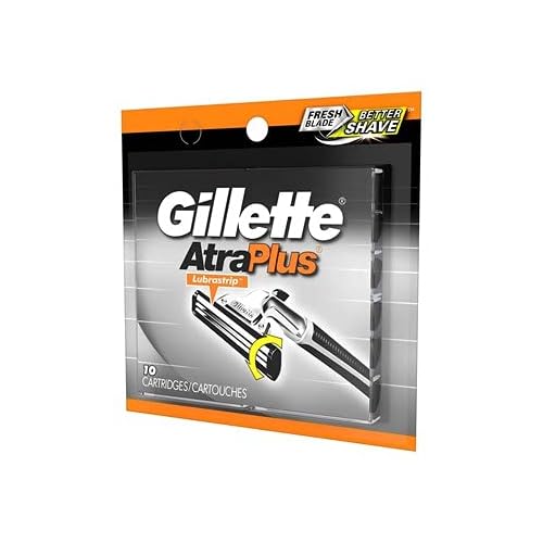Gillette Atra Plus Cartridges, 10 CT (Pack of 3)