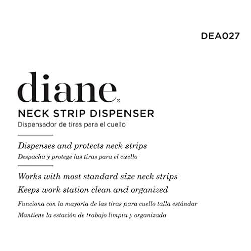 Diane Neck Strip Dispenser ? Dispensing Container for Salon or Barber Shop ? 5.9¡± x 3.6¡± x 2.4¡± ? Black ? DEA027