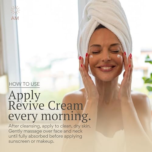 BIOBeauty Revive Day Cream ? Bioidentical E3 .3% Face Cream with Vitamin C, Hyaluronic Acid, Niacinamide, Peptides & Green Tea ? Maximum Strength Formula for Radiant, Firm, Balanced Skin (1oz)