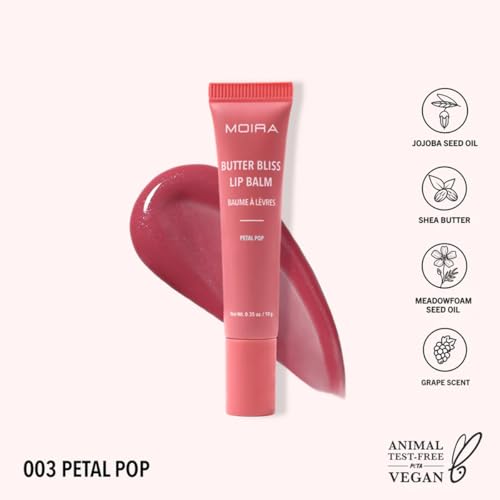 Moira Butter Bliss Lip Balm (003, Petal Pop)