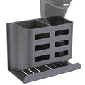 Linkidea Aluminum Electric Shaver Holder, Razor Holder Compatible with Philips Norelco Shaver 3600, Shaver 2400, Series 9, Shaver Storage Holder for Bathroom (Grey)