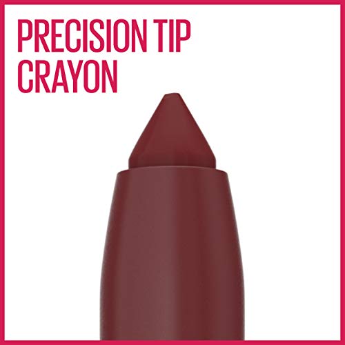 Maybelline New York Maybelline Super Stay Ink Crayon Matte Longwear Lipstick Makeup, Drive The Future, 0.04 Ounce ., 165 Drive The Future, 0.04 ounces (Pack of 2)