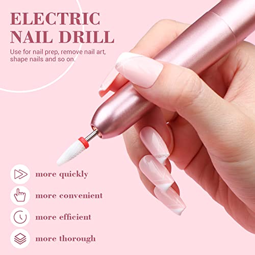 SAVILAND Acrylic Nail Kit with Drill: Professional Nails Kit Acrylic Set with Everything U V Light Gel Polish Nail Glue Tips Nail Art Supplies for DIY Home Salon