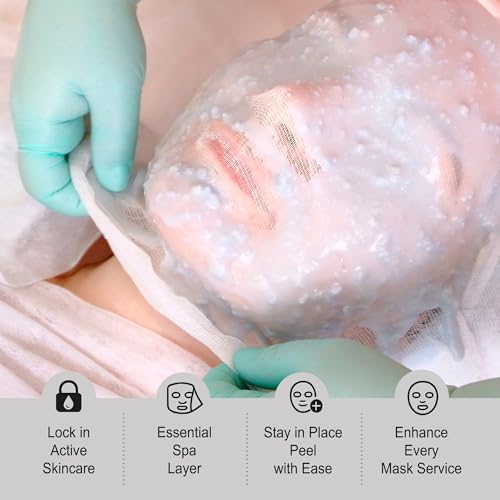 Appearus 100% Cotton Facial Gauze Sheets ? Uncut, 100 Count ? Professional Spa Quality for Customizable Facial Treatments