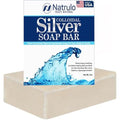 Colloidal Silver Soap Bar, 4oz Unscented ? Natural Handmade in USA Pure Cleanser for Face, Body & Hands ? Cleansing, Moisturizing, Soothing Itch Relief Wash for Sensitive Skin, Acne, Hyperpigmentation