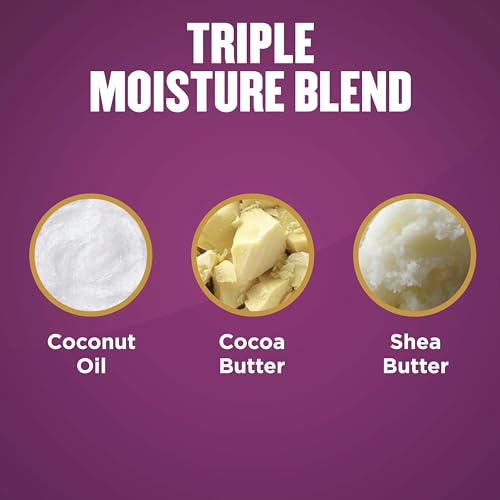 Gold Bond Cocoa Butter Glow Daily Hydrating Lotion with Cocoa Shea Butter & Coconut Oil, Exfoliating and Moisturizing Lotion for Dry Skin, 24 oz