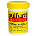 Sulfur-8 Original Hair & Scalp Conditioner 4oz Jar (2 Pack)