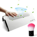 Nail Dust Collector Suction Extractor Powerful Vacuum Dust Cleaner Collector +Nail Art Dust Remover Powder Brush