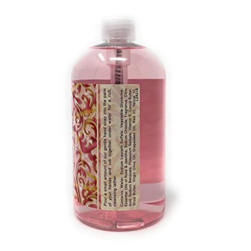 Greenwich Bay Trading Company Luxurious Hand Soap, Rosewater & Jasmine. 16 Fl Oz (R2Y015)