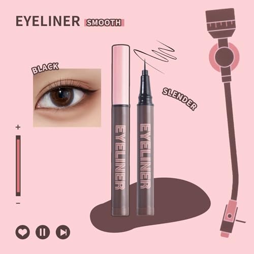 LAMUSELAND Makeup Set Full Kit, 9 Pieces All in One Professional Makeup Gift Set for Women Girls Beginner, include Lipstick, Eyebrow, Eyeliner, BB Cream, Powder, Mascara (B)